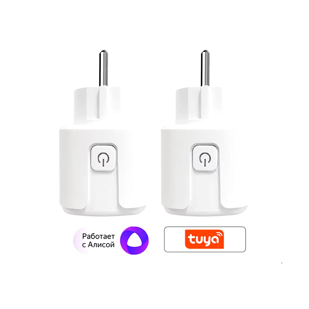 Wifi Smart Plug Sockets 16A EU Plug Tuya Smart Life APP Work with Alexa Google Home Smart-Home Automation EU UK Plug Yandex