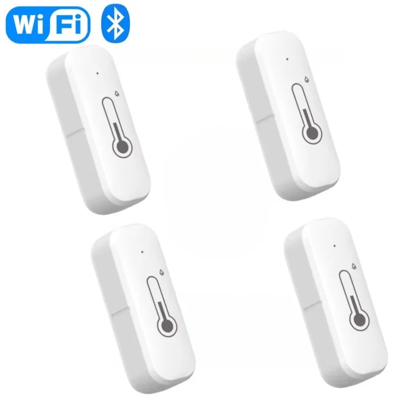 Tuya – capteur WIFI intelligent de température et d'humidité, moniteur à distance avec application pour maison intelligente, vie intelligente, fonctionne avec Alexa Google Assistant