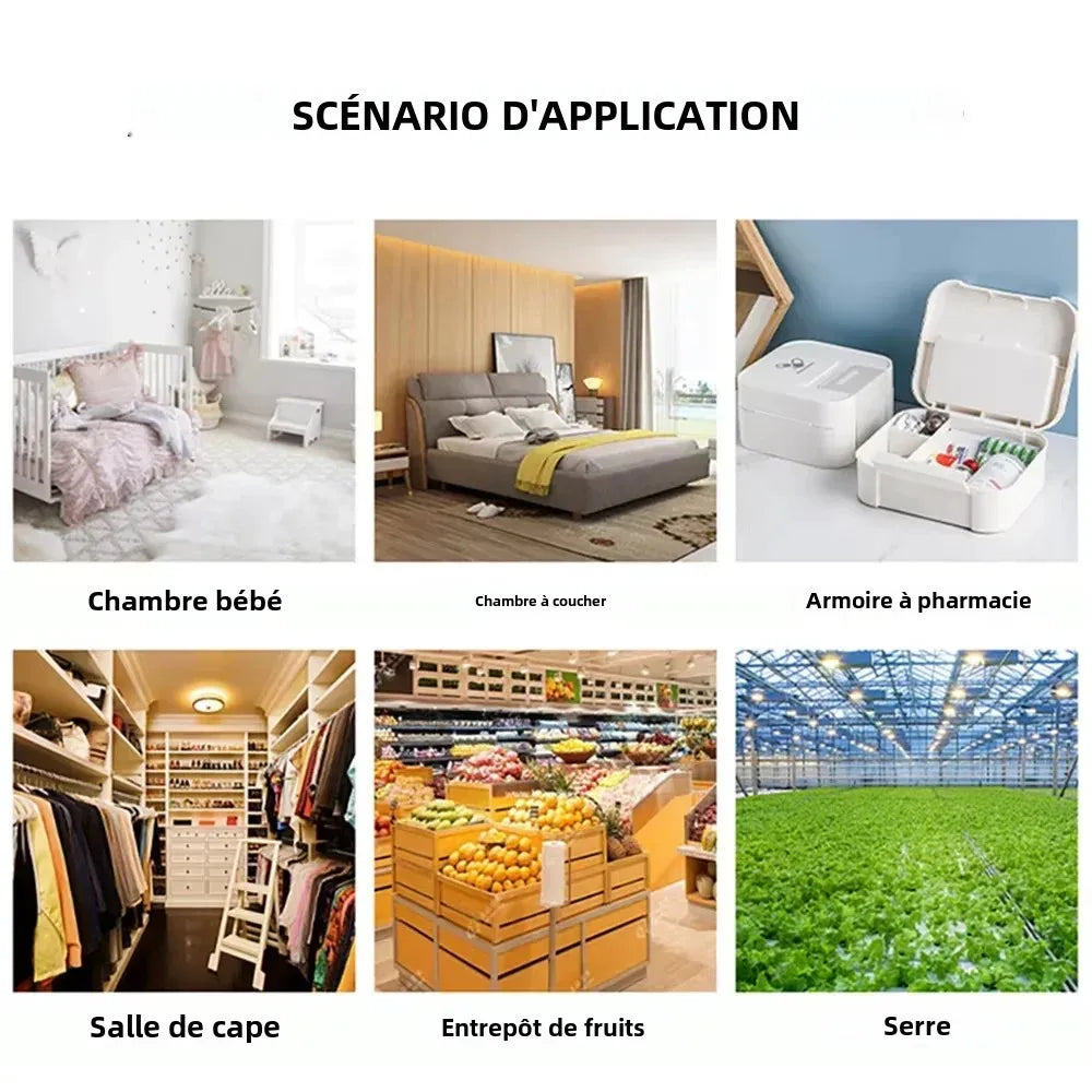 Tuya – capteur WIFI intelligent de température et d'humidité, moniteur à distance avec application pour maison intelligente, vie intelligente, fonctionne avec Alexa Google Assistant