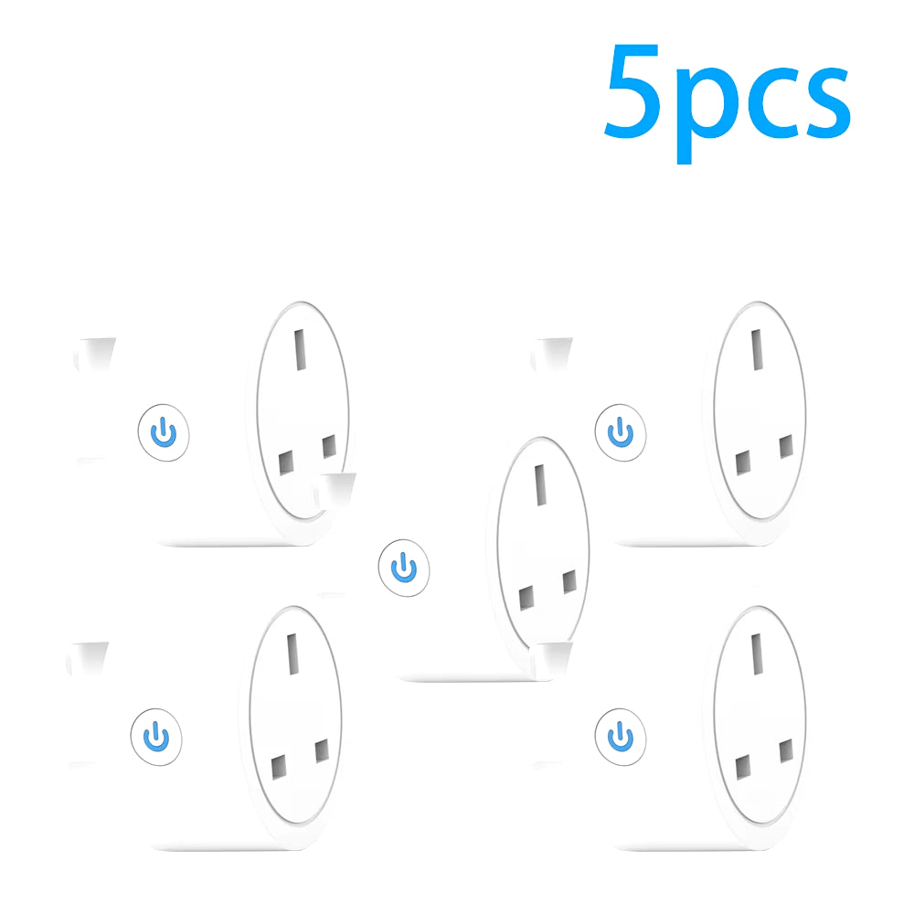 Wifi Smart Plug Sockets 16A EU Plug Tuya Smart Life APP Work with Alexa Google Home Smart-Home Automation EU UK Plug Yandex